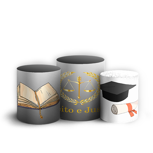 Trio Cilindro - Direito - Sublimado 3D + Elástico