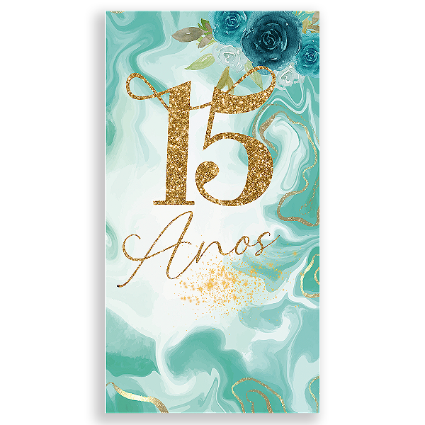 Faixa Lateral - 15 Anos - Sublimado 3D