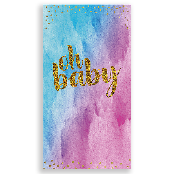 Faixa Lateral - Oh Baby Revelacao - Sublimado 3D