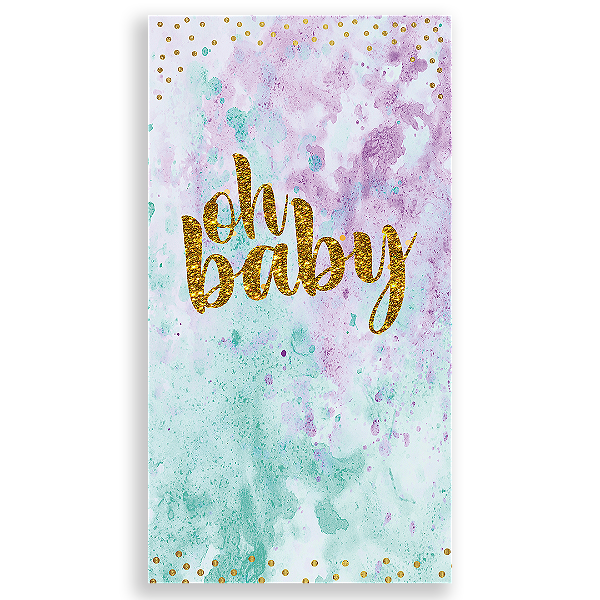 Faixa Lateral - Oh Baby Revelacao - Sublimado 3D