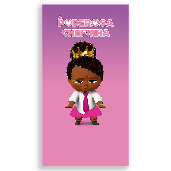 Faixa Lateral - A Poderosa Chefinha  - Sublimado 3D