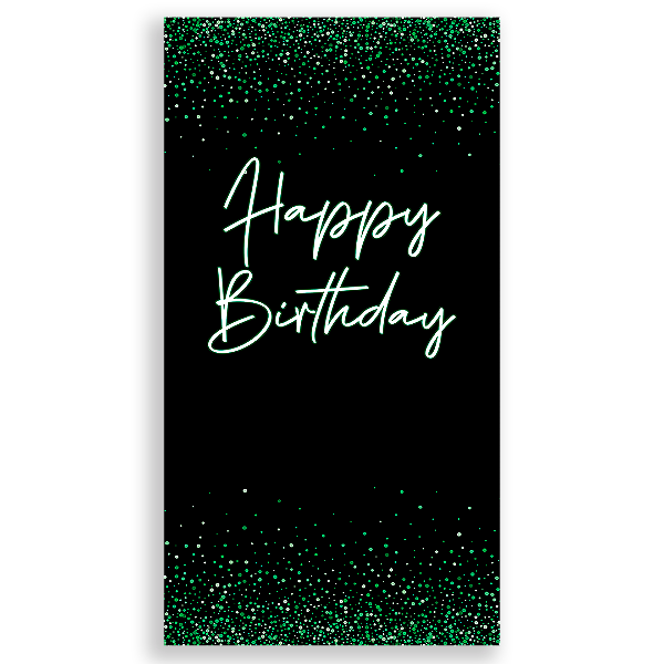 Faixa Lateral - Happy Birthday  - Sublimado 3D