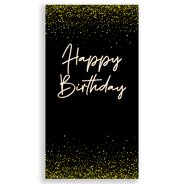 Faixa Lateral - Happy Birthday  - Sublimado 3D