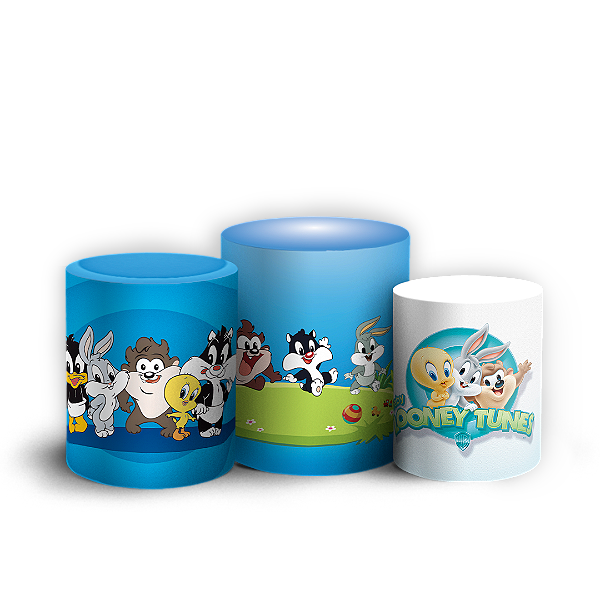 Trio Cilindro - Looney Tunes Baby - Sublimado 3D