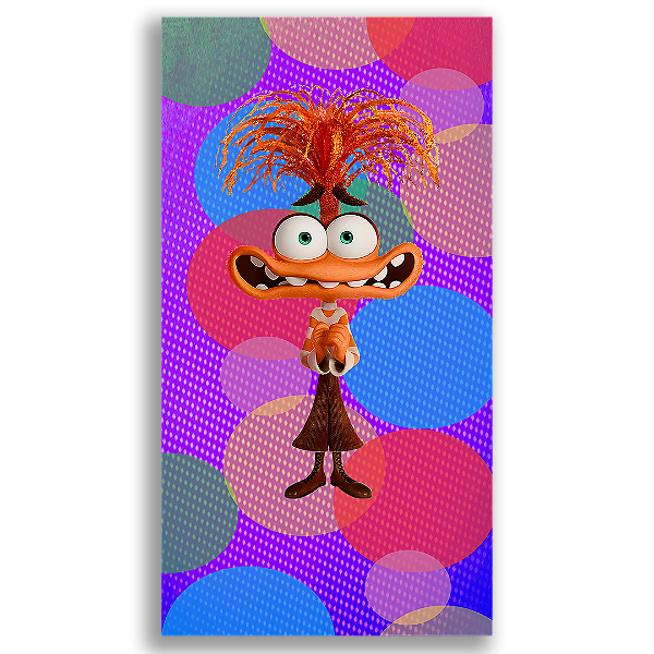 Faixa Lateral - Ansiedade Divertida Mente - Sublimado 3D