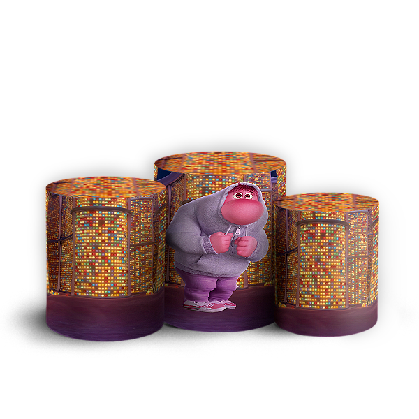 Trio Cilindro - Vergonha Divertida Mente - Sublimado 3D