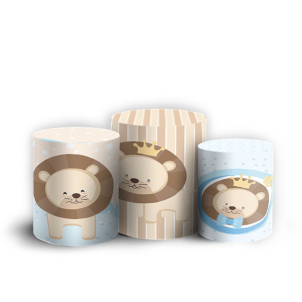 Trio Cilindro - Leaozinho - Sublimado 3D