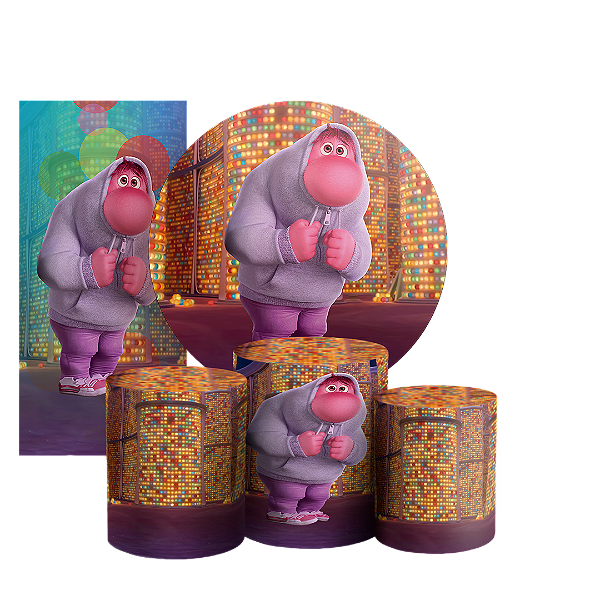 KIT Redondo Trio e Faixa - Vergonha Divertida Mente - Sublimado 3D