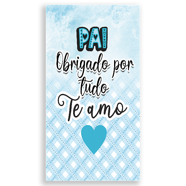 Faixa Lateral - Dia Dos Pais - Sublimado 3D