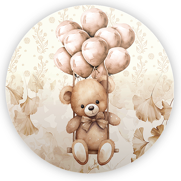 Mini Painel - Urso Marrom - Sublimado 3D