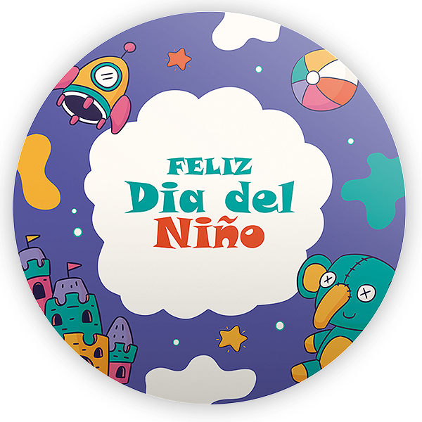 Mini Painel - Dia das Criancas (Espanhol) - Sublimado 3D