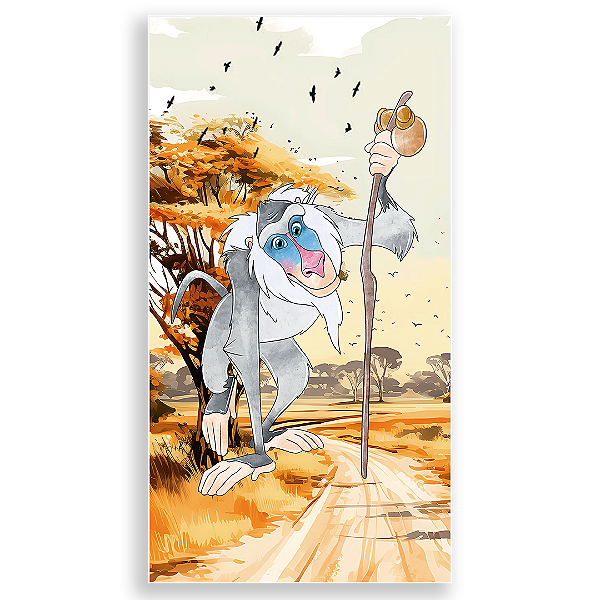 Faixa Lateral - Rei Leao - Sublimado 3D