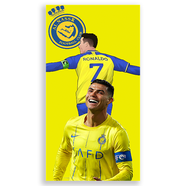 Faixa Lateral - CR7 Cristiano Ronaldo - Sublimado 3D