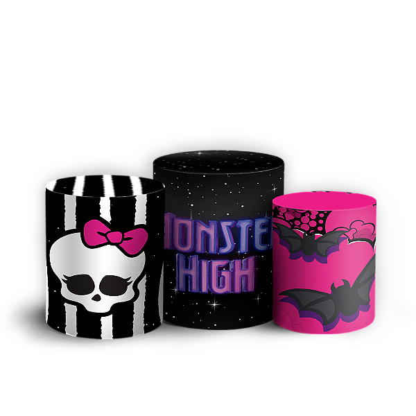 Trio Cilindro - Monster High - Sublimado 3D
