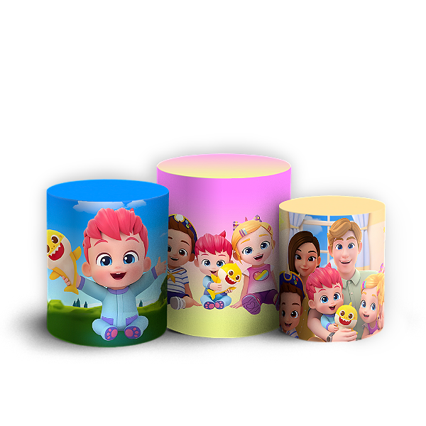 Trio Cilindro - Bebefinn - Sublimado 3D