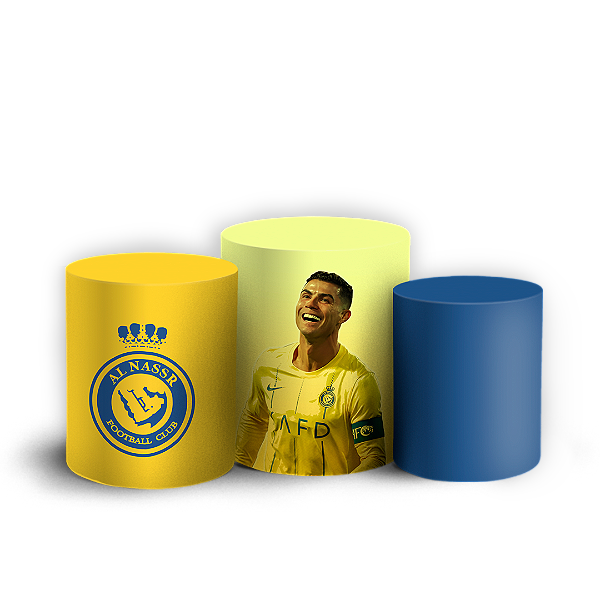 Trio Cilindro - CR7 Cristiano Ronaldo - Sublimado 3D
