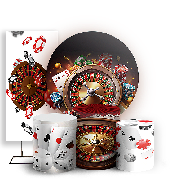 KIT Redondo Trio e Faixa - Cassino - Sublimado 3D