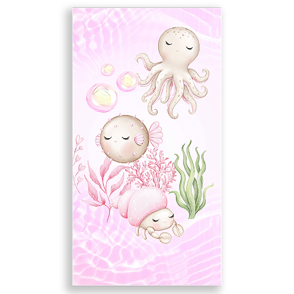 Faixa Lateral - Fundo Do Mar - Sublimado 3D