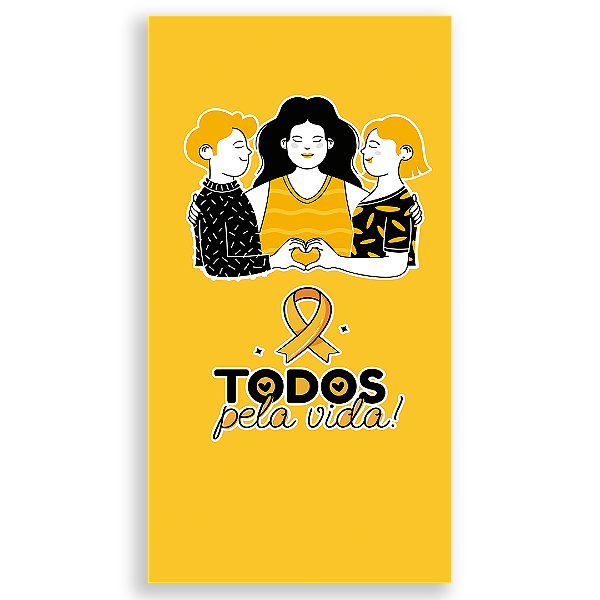 Faixa Lateral - Setembro Amarelo - Sublimado 3D