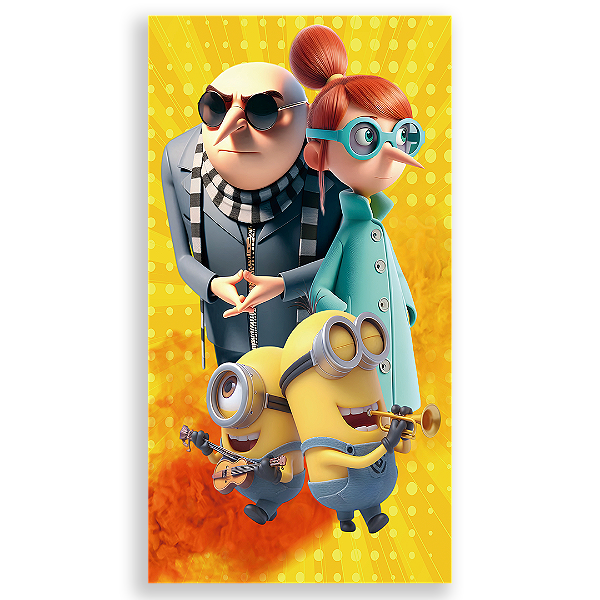 Faixa Lateral - Malvado Favorito - Sublimado 3D