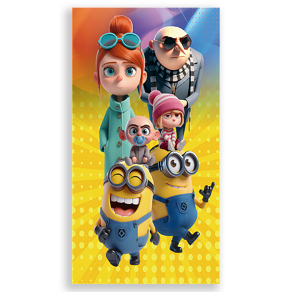 Faixa Lateral - Malvado Favorito - Sublimado 3D