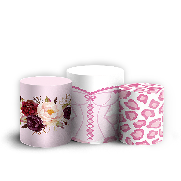 Trio Cilindro - Cha De Lingerie - Sublimado 3D