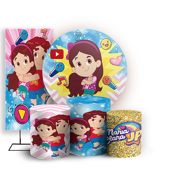 KIT Redondo Trio e Faixa - Maria Clara Jp - Sublimado 3D