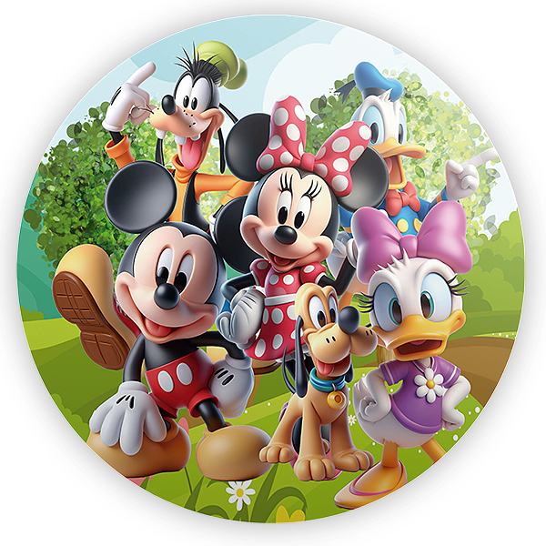 Painel Redondo - Mickey - Sublimado 3D