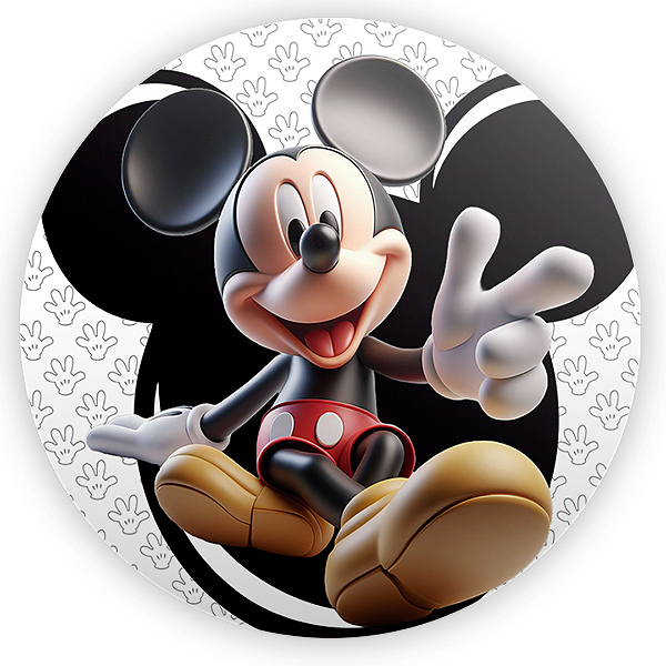 Painel Redondo - Mickey - Sublimado 3D