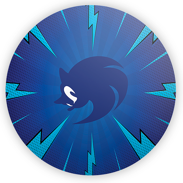 Painel Redondo - Sonic - Sublimado 3D