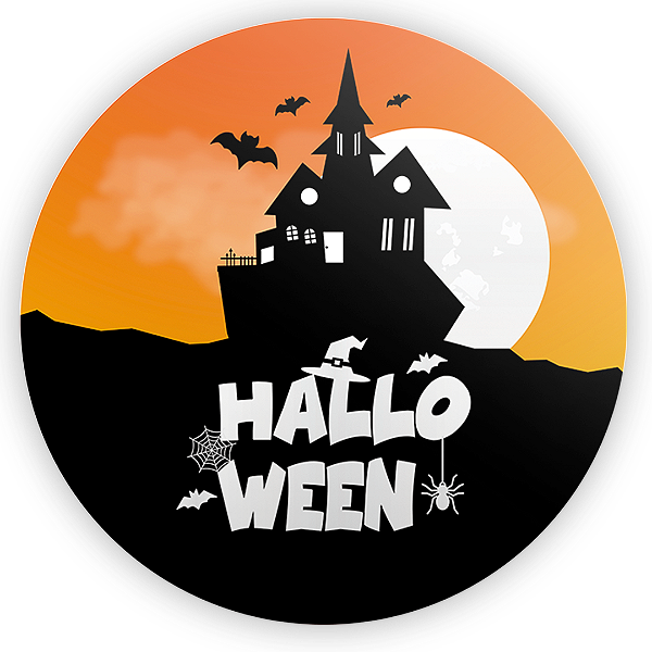 Mini Painel - Dia das Bruxas Halloween - Sublimado 3D