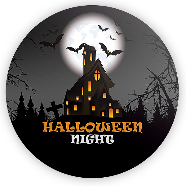 Mini Painel - Dia das Bruxas Halloween - Sublimado 3D