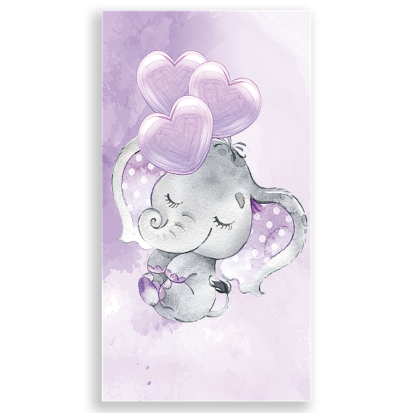 Faixa Lateral - Elefante Rosa - Sublimado 3D