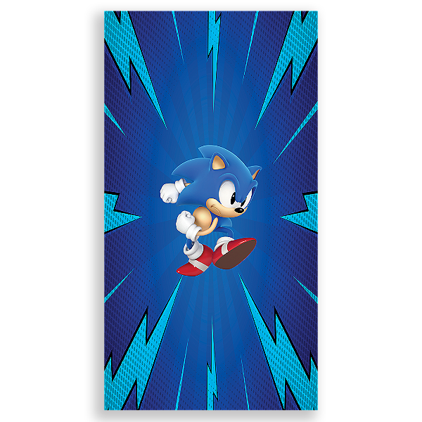 Faixa Lateral - Sonic - Sublimado 3D