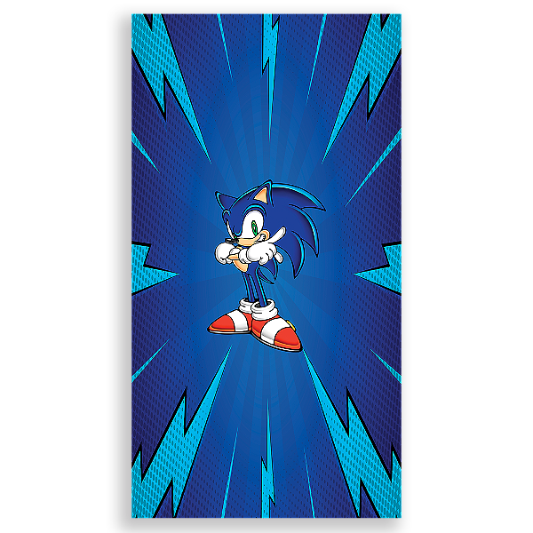 Faixa Lateral - Sonic - Sublimado 3D