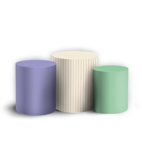 Trio Cilindro - Oh Baby - Sublimado 3D