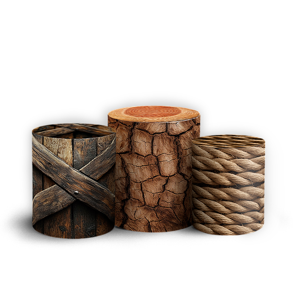 Trio Cilindro - Mickey Safari - Sublimado 3D