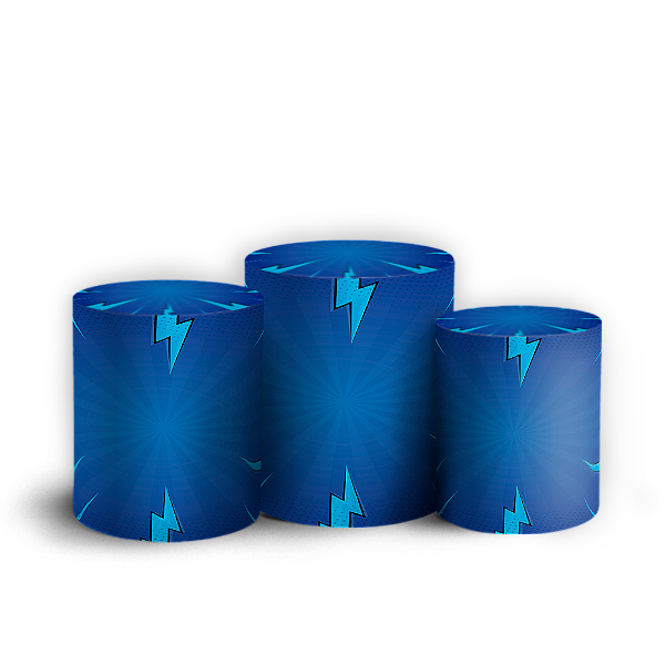 Trio Cilindro - Fundo Sonic - Sublimado 3D