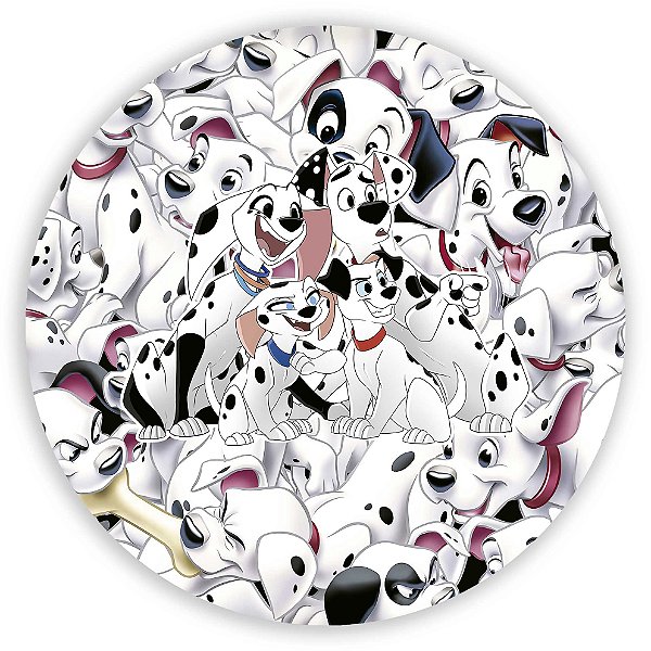 Mini Painel - 101 Dalmatas - Sublimado 3D