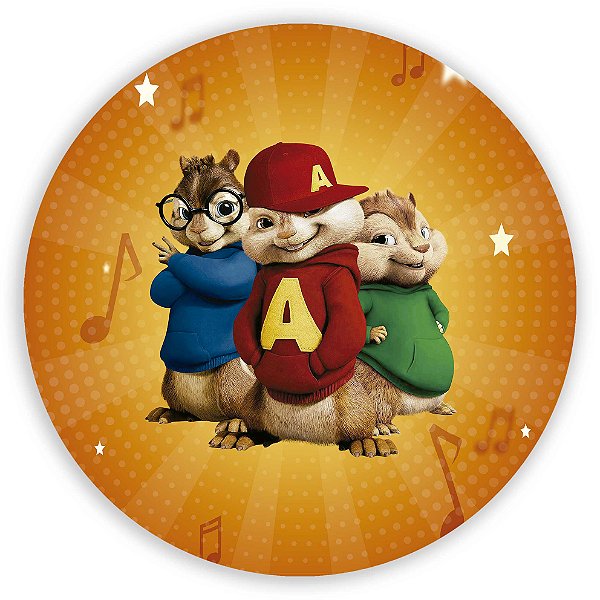 Mini Painel - Alvin e os Esquilos - Sublimado 3D