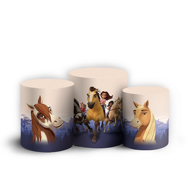 Trio Cilindro - Spirit - Sublimado 3D + Elástico