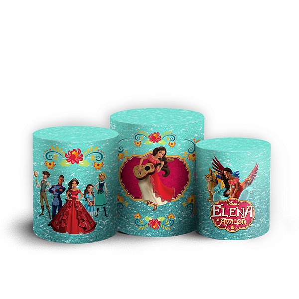 Trio Cilindro - Elena de Avalor - Sublimado 3D + Elástico