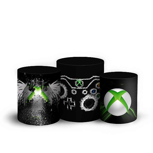 Trio Cilindro - X Box - Sublimado 3D + Elástico