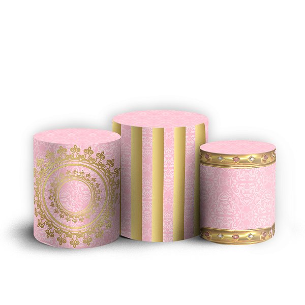 Trio Cilindro - Coroa - Sublimado 3D + Elástico