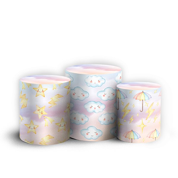 Trio Cilindro - Clima - Sublimado 3D + Elástico