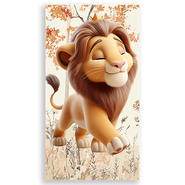 Faixa Lateral - Rei Leao - Sublimado 3D