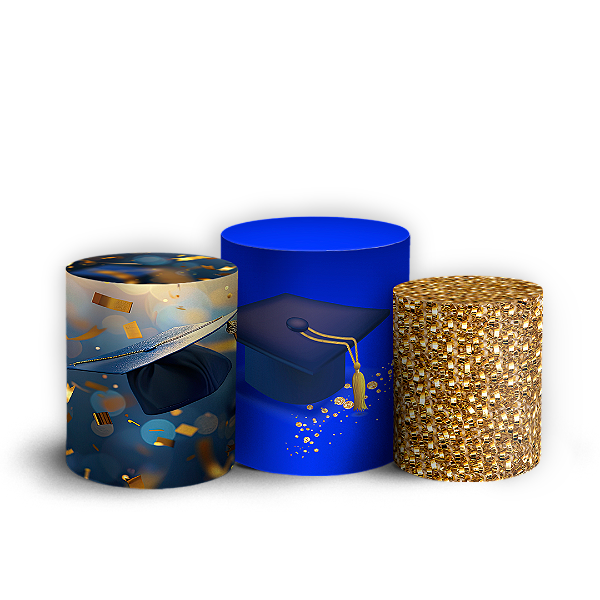 Trio Cilindro - Formatura - Sublimado 3D + Elástico