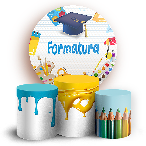 KIT Redondo e Trio - Formatura - Sublimado 3D