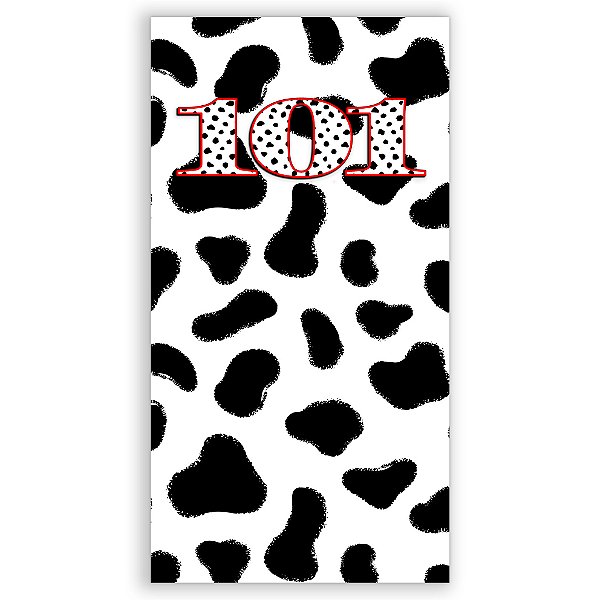 Faixa Lateral - 101 Dálmatas - Sublimado 3D