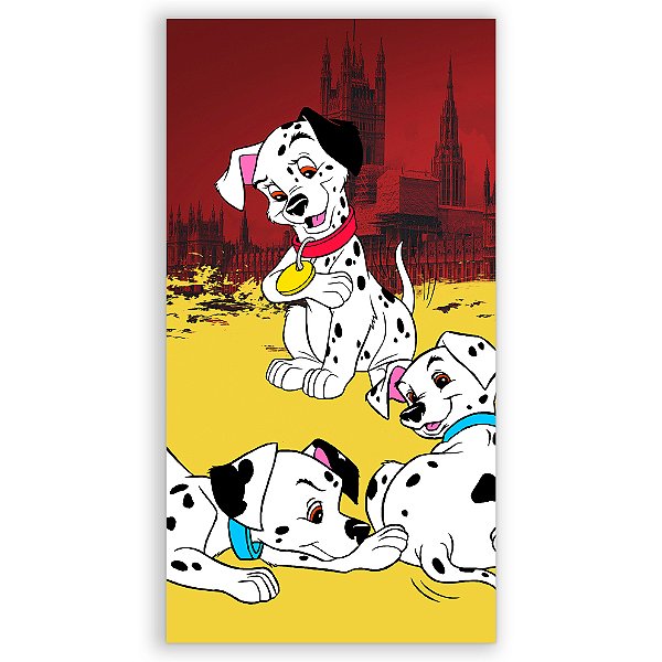 Faixa Lateral - 101 Dálmatas - Sublimado 3D